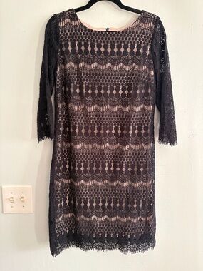 Ronnie Nicole lace midi dress 8